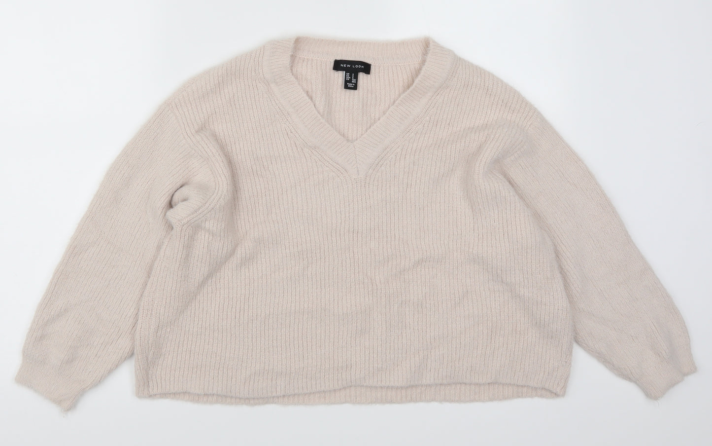 New Look Womens Pink   Pullover Jumper Size S