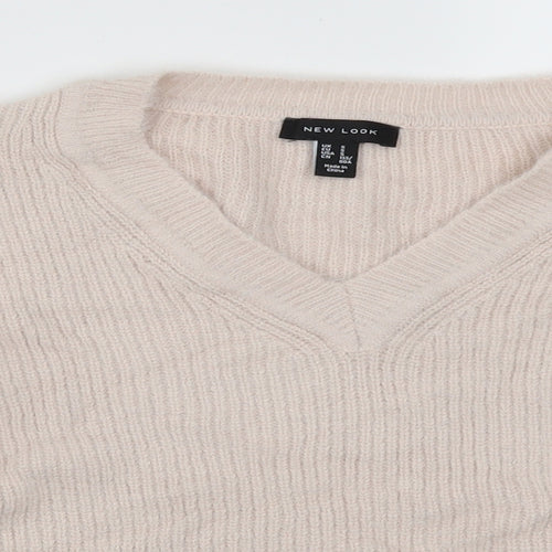 New Look Womens Pink   Pullover Jumper Size S