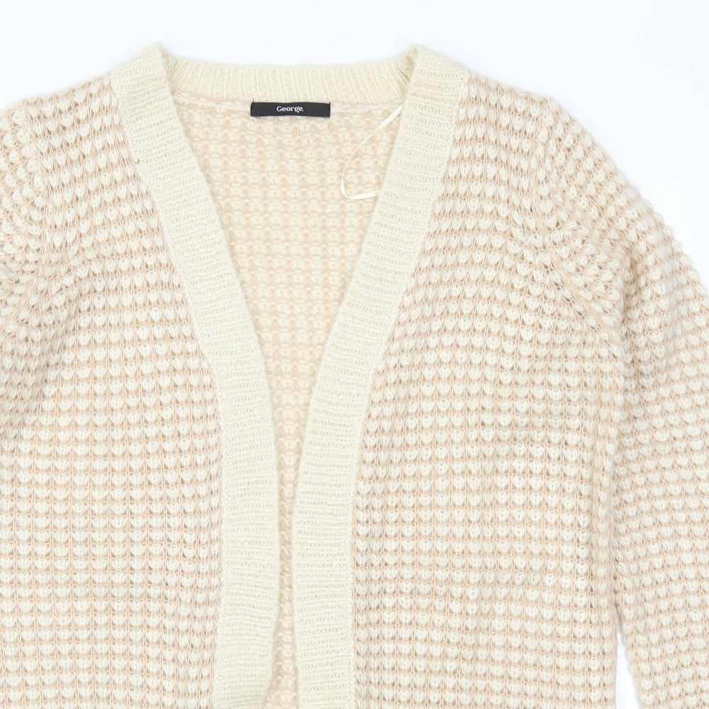 George Womens Beige   Cardigan Jumper Size 12