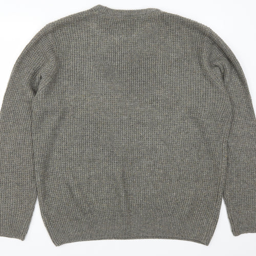 TU Mens Green   Pullover Jumper Size L