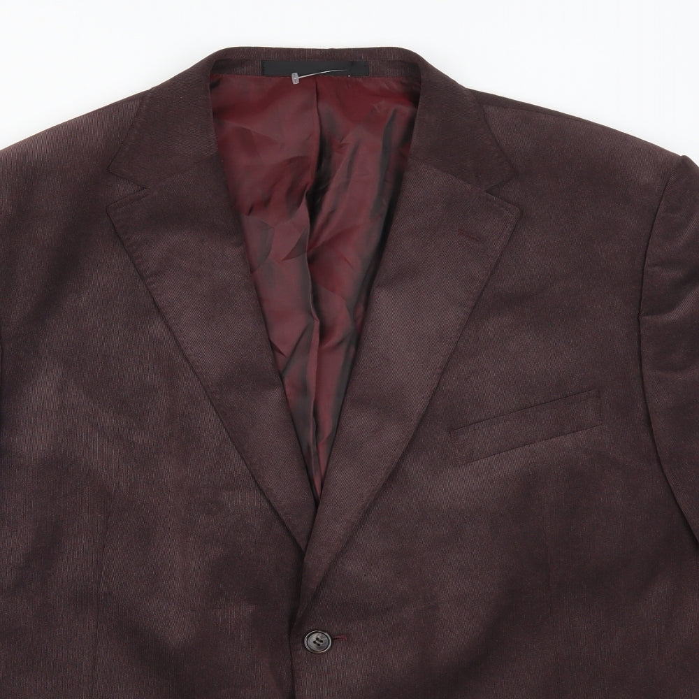 Marks and Spencer Mens Purple   Jacket Suit Jacket Size 48