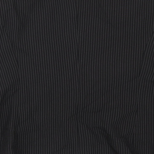 Papaya Womens Black Striped  Jacket Suit Jacket Size 20