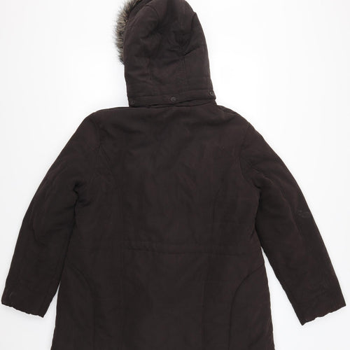 BHS Womens Brown   Parka Coat Size 20