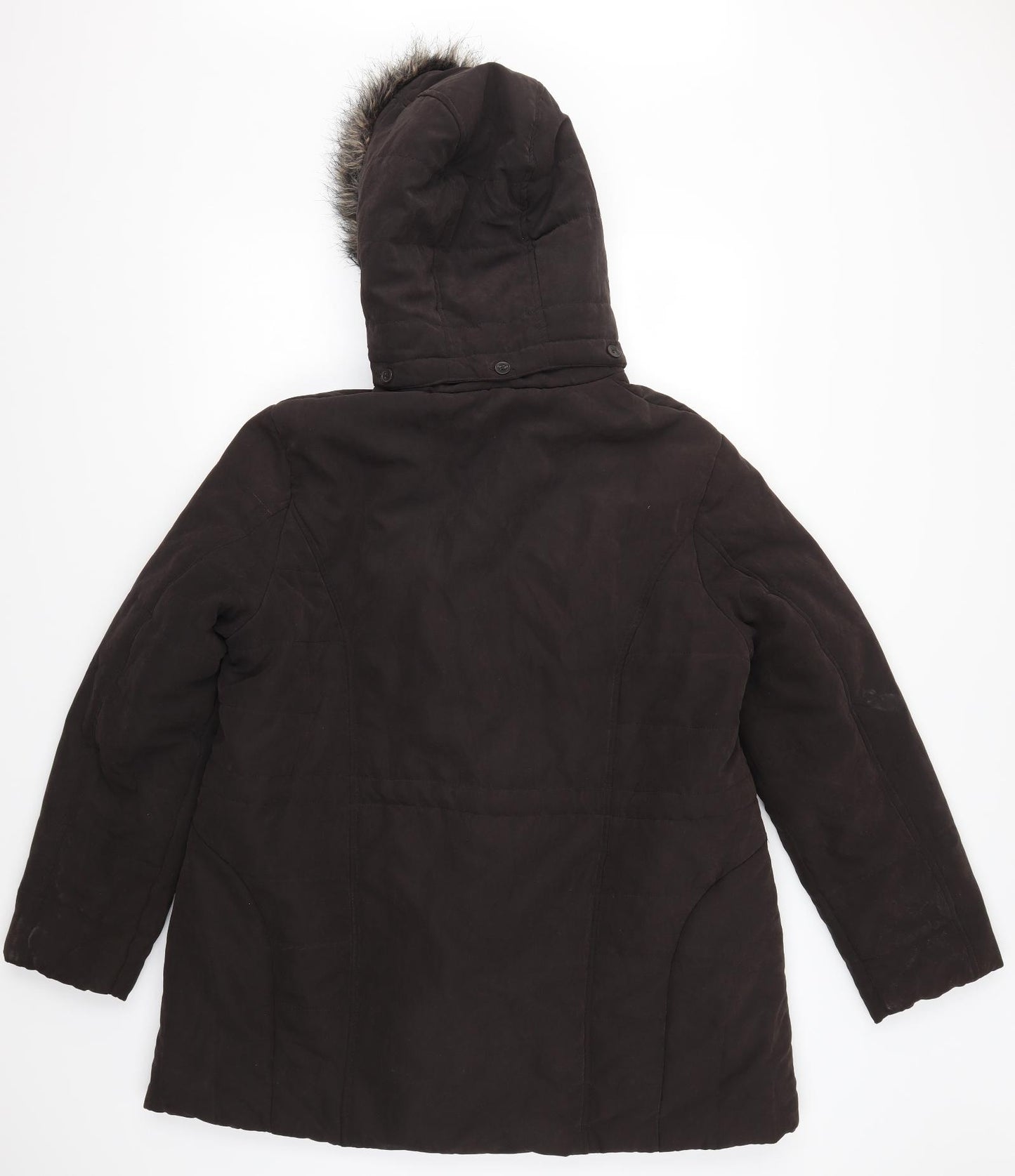 BHS Womens Brown   Parka Coat Size 20