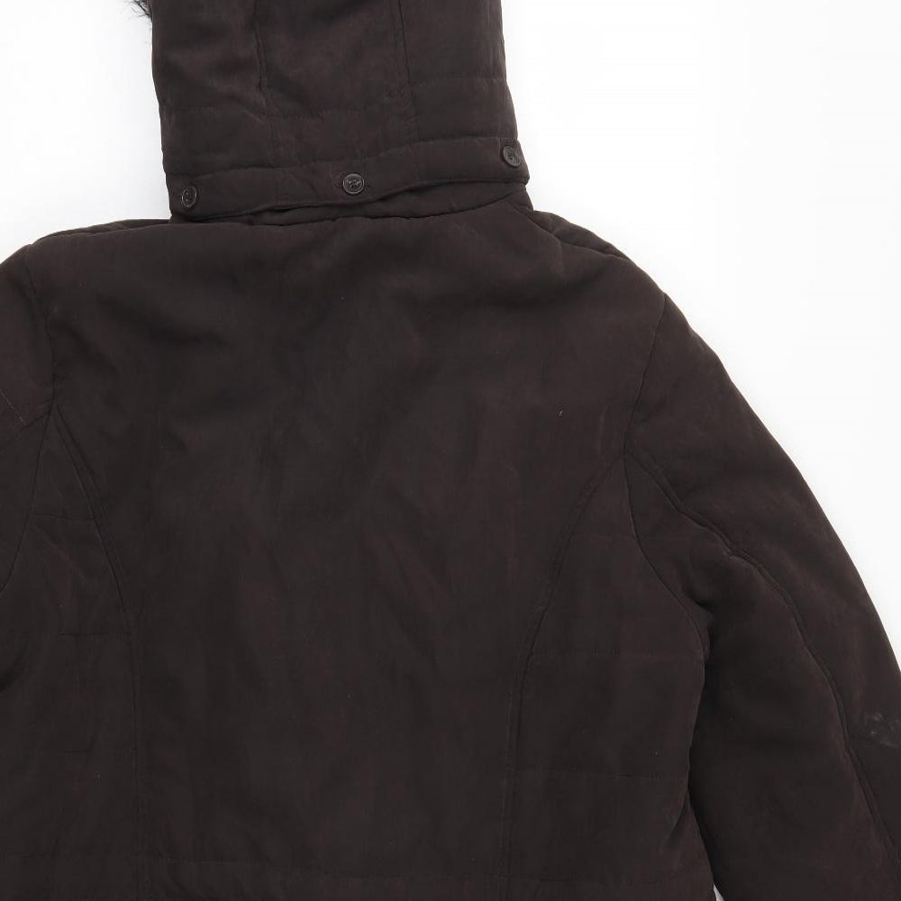 BHS Womens Brown   Parka Coat Size 20