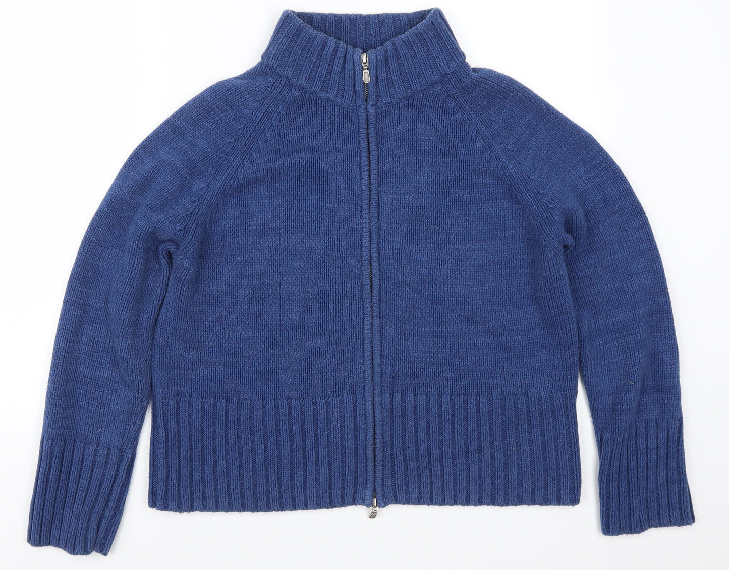 Marks and Spencer Womens Blue   Full Zip Jumper Size 16