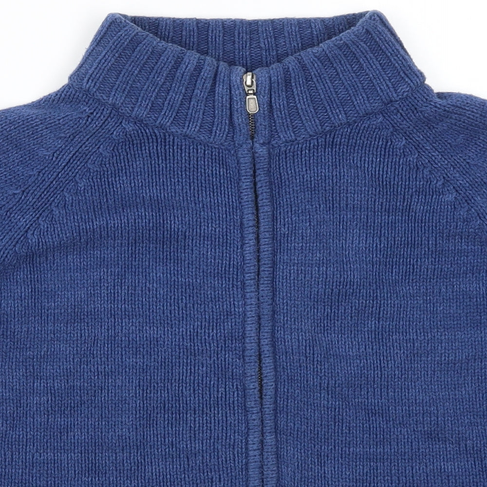 Marks and Spencer Womens Blue   Full Zip Jumper Size 16