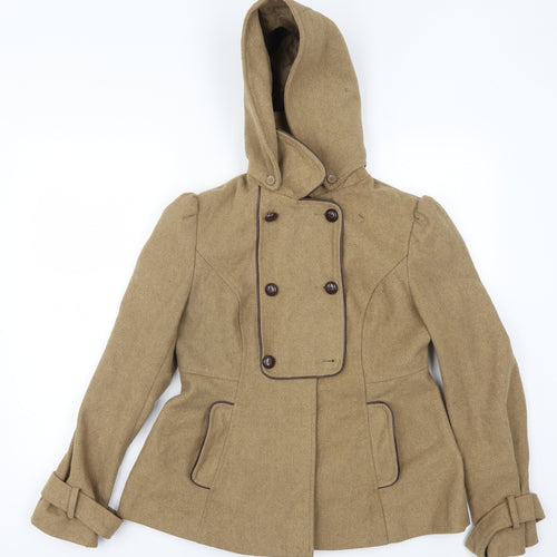 New Look Womens Brown   Pea Coat Coat Size 12