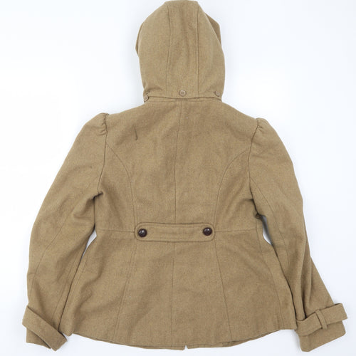 New Look Womens Brown   Pea Coat Coat Size 12