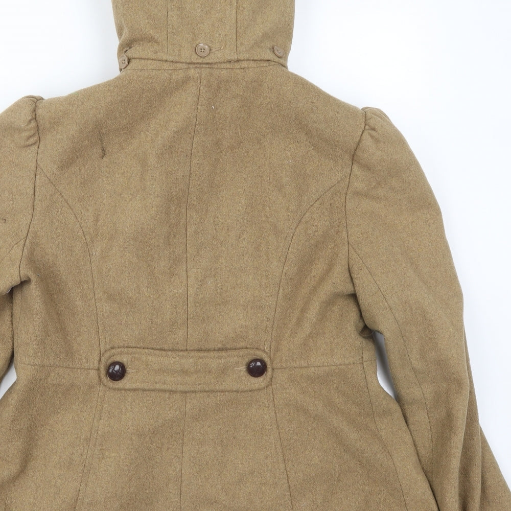 New Look Womens Brown   Pea Coat Coat Size 12