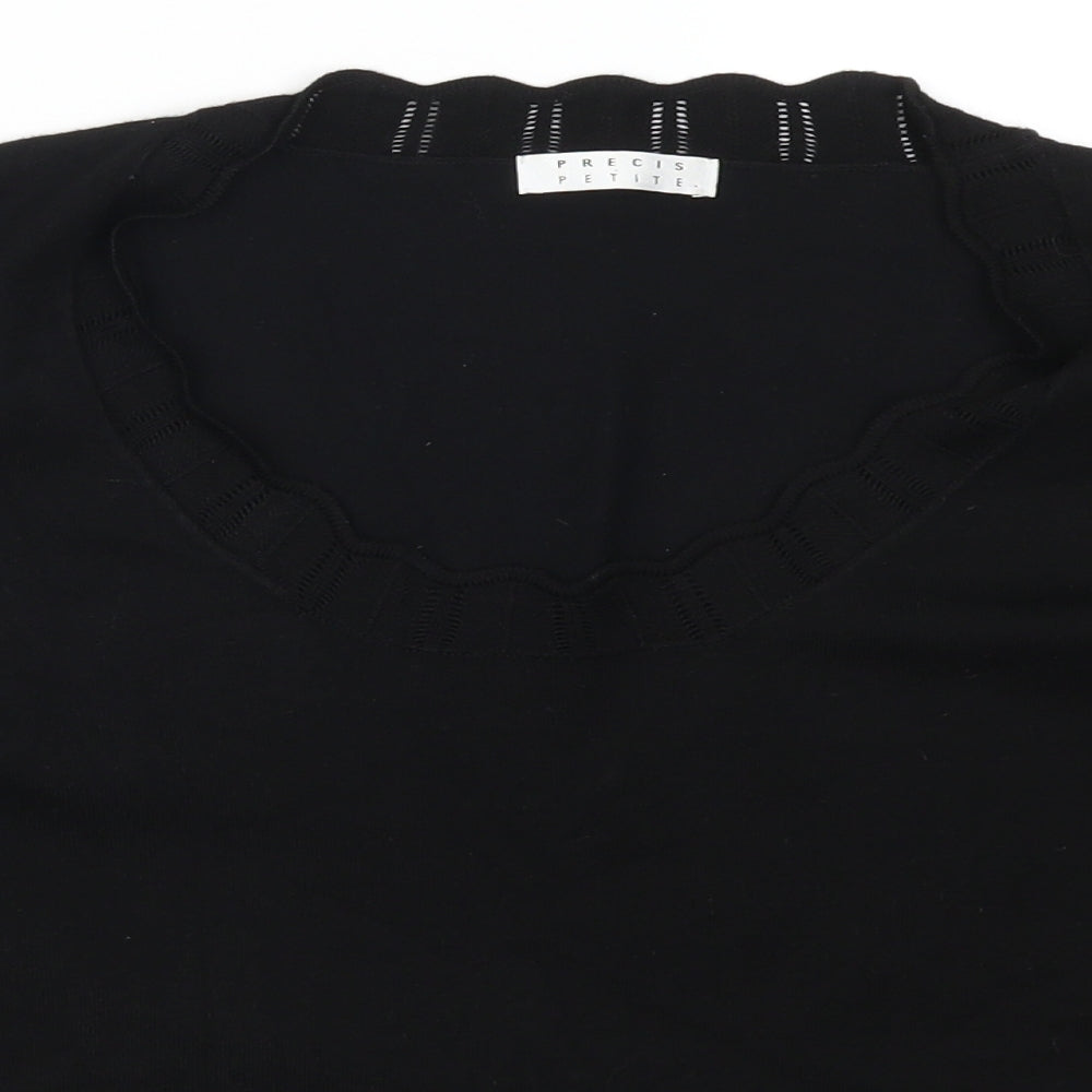 Precis Womens Black   Pullover Jumper Size M