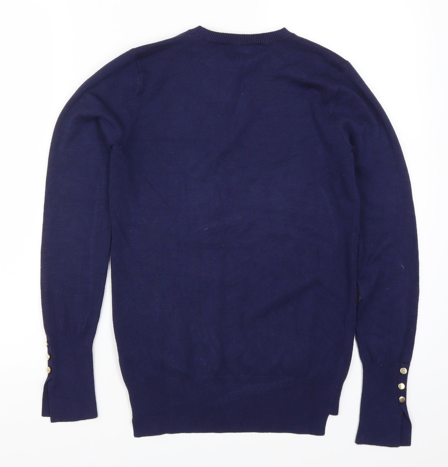 Zara Womens Blue   Pullover Jumper Size M