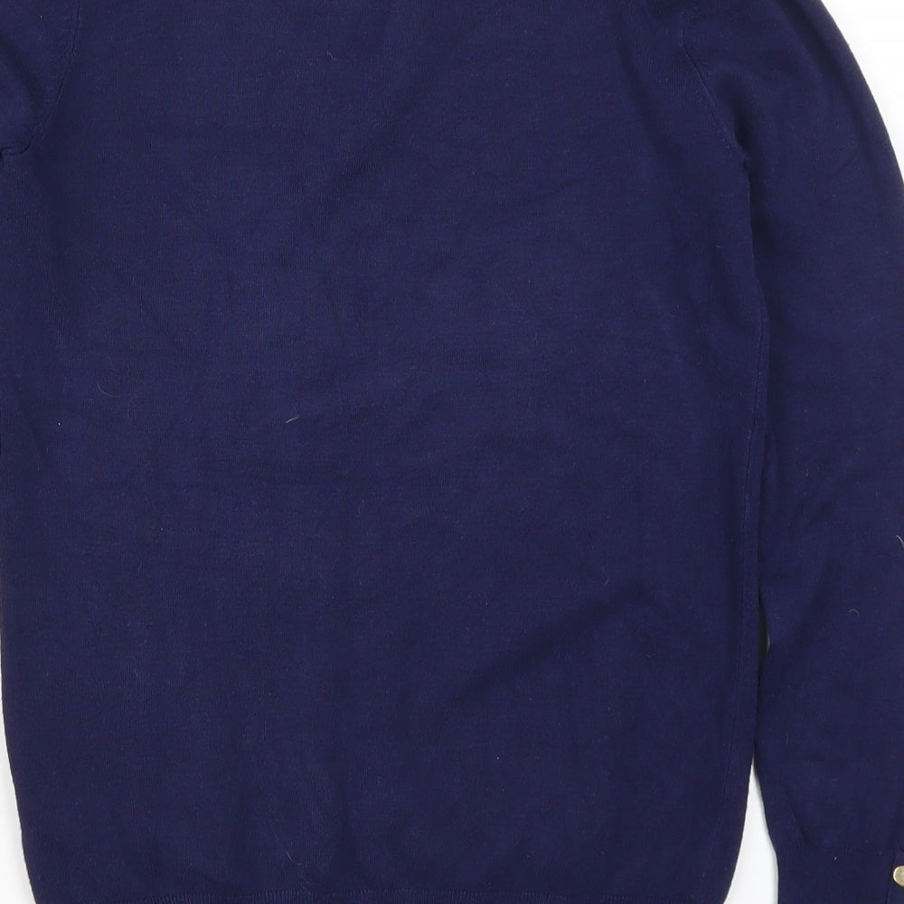Zara Womens Blue   Pullover Jumper Size M