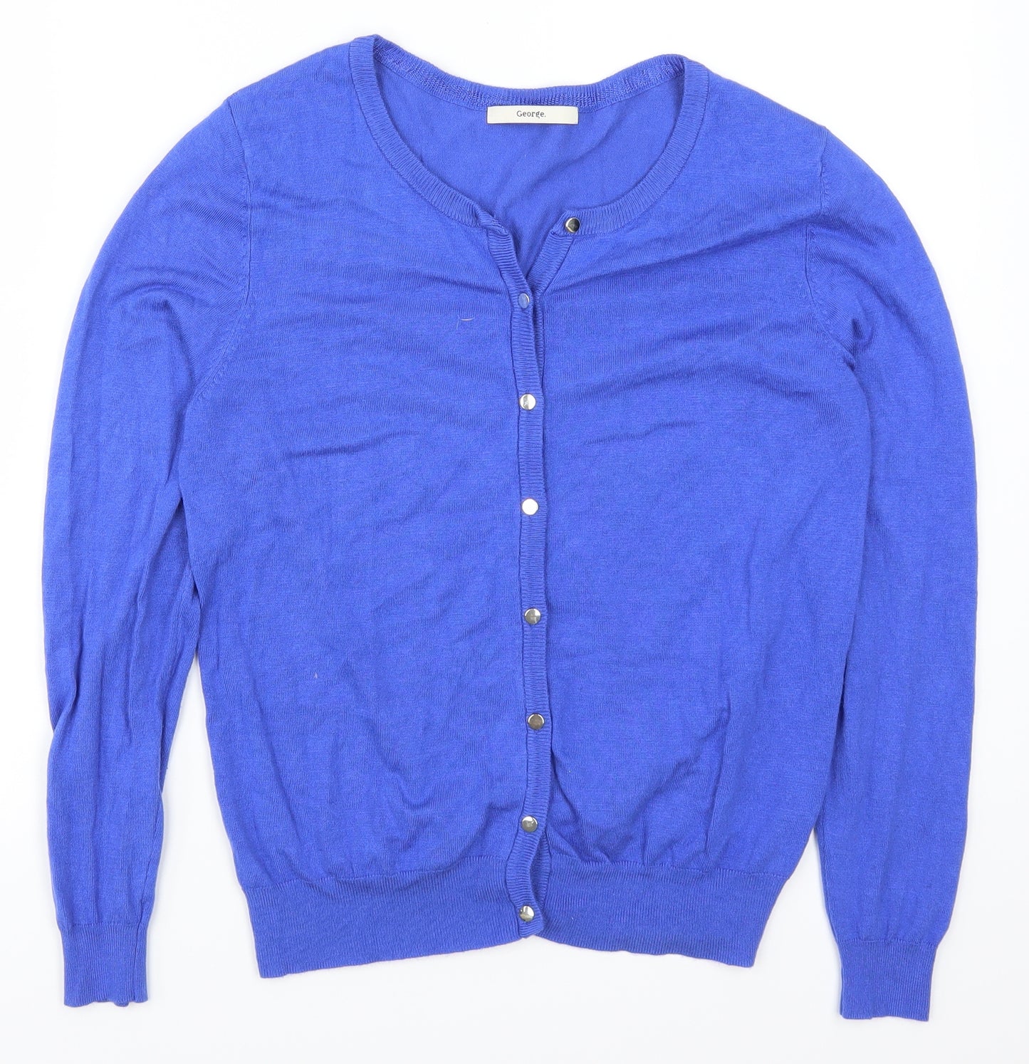 George Womens Blue   Cardigan Jumper Size 12