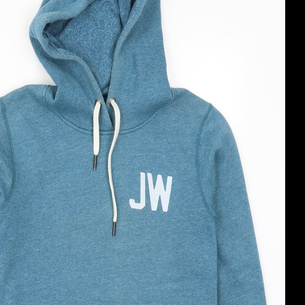 Jack Wills Womens Blue   Pullover Hoodie Size 8  - JW Physical Training