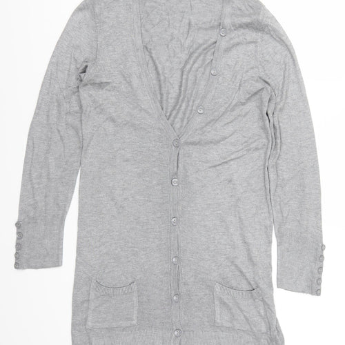 Marks and Spencer Womens Grey   Cardigan Jumper Size 10
