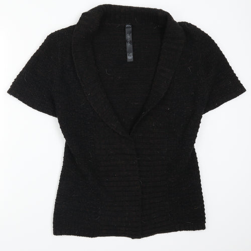 Evie Womens Brown  Knit Cardigan Jumper Size 6