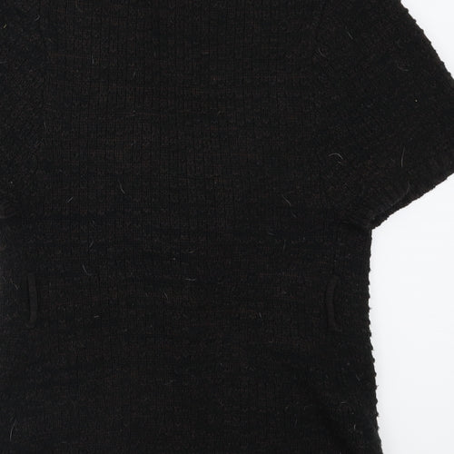 Evie Womens Brown  Knit Cardigan Jumper Size 6