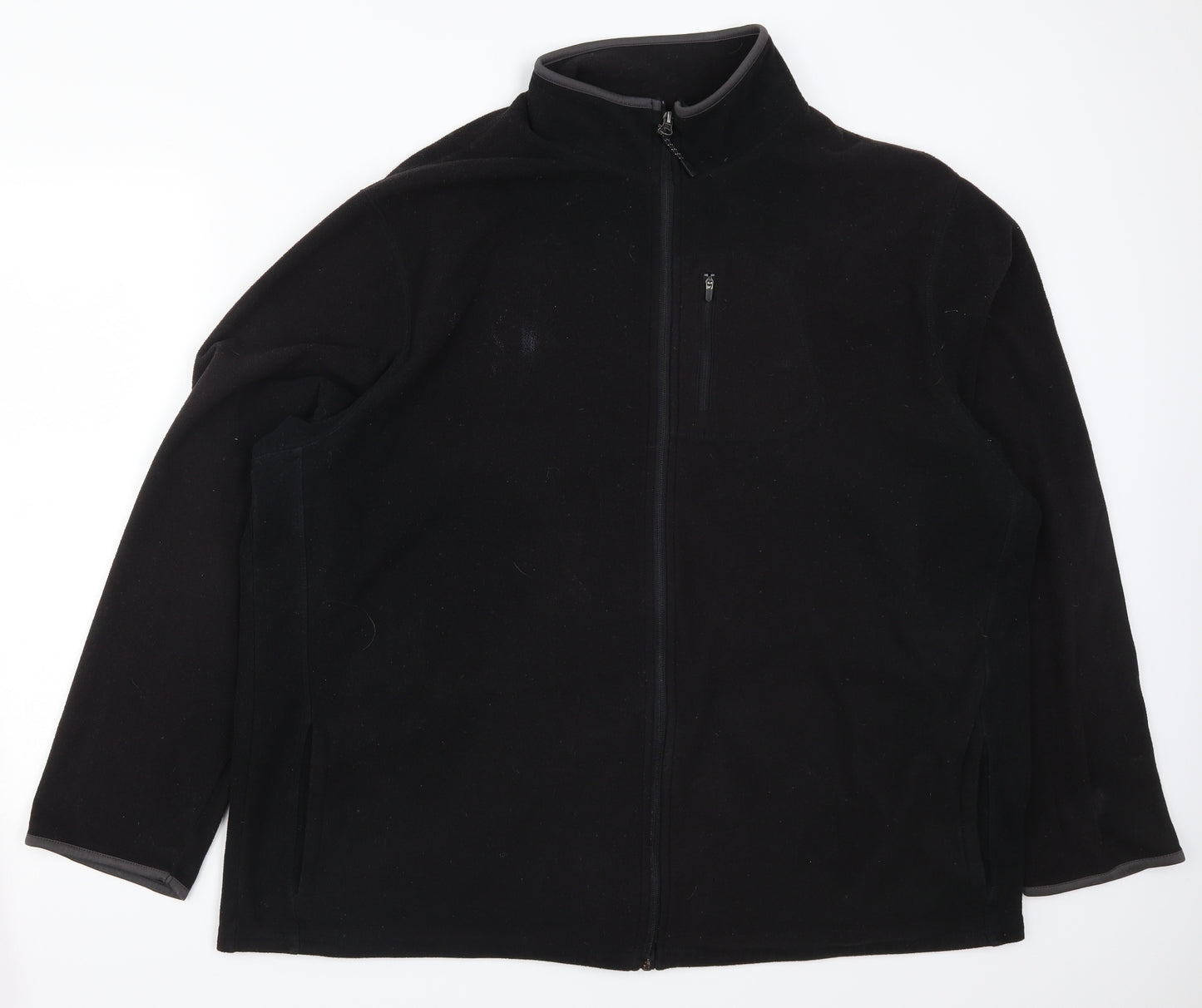 Marks and Spencer Mens Black  Fleece Jacket  Size 3XL