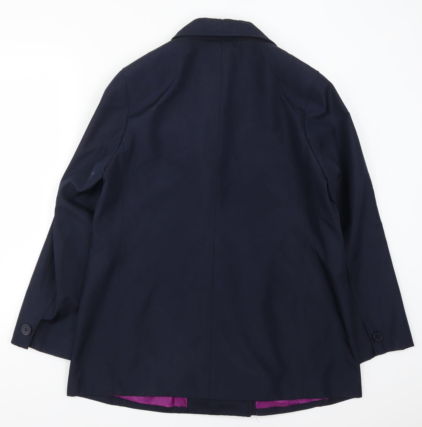 Maine Womens Blue   Pea Coat Coat Size 14