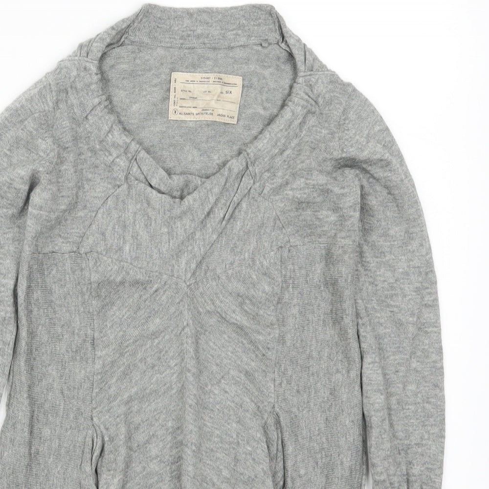 AllSaints Girls Grey   Jumper Dress  Size 6 Years