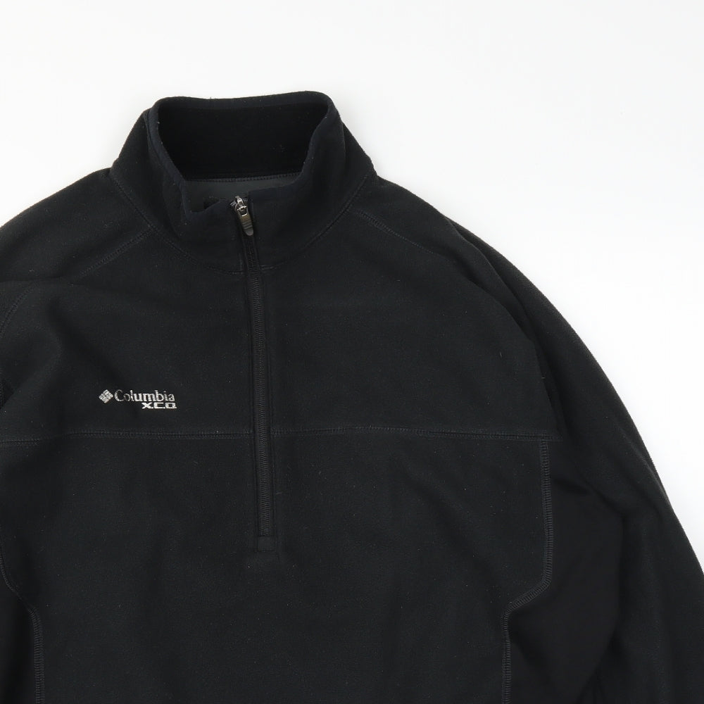 Columbia Mens Black  Fleece Pullover Jumper Size XL