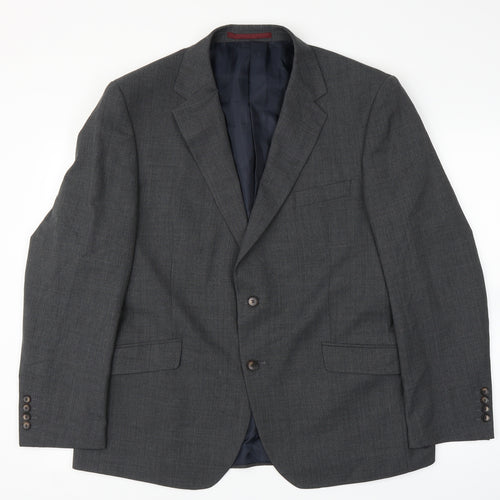 M&S Mens Grey   Jacket Suit Jacket Size 44