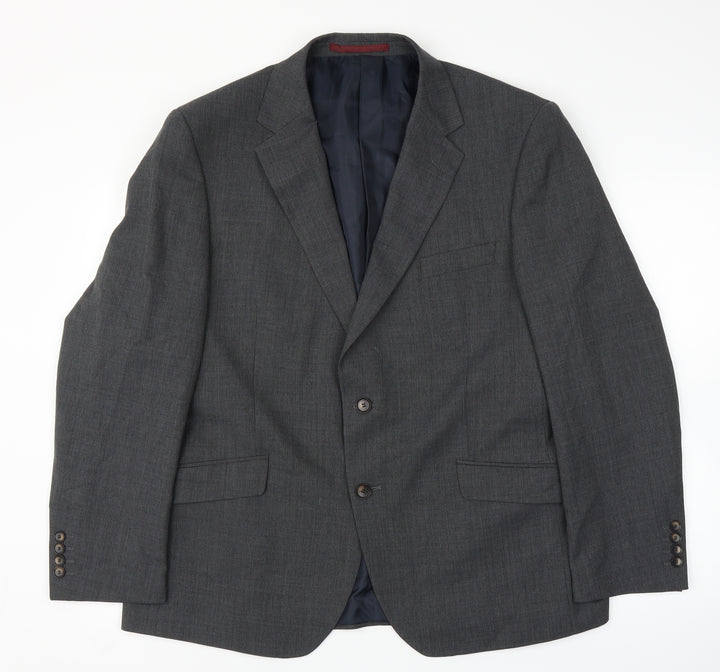 M&S Mens Grey   Jacket Suit Jacket Size 44