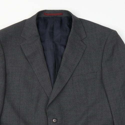M&S Mens Grey   Jacket Suit Jacket Size 44