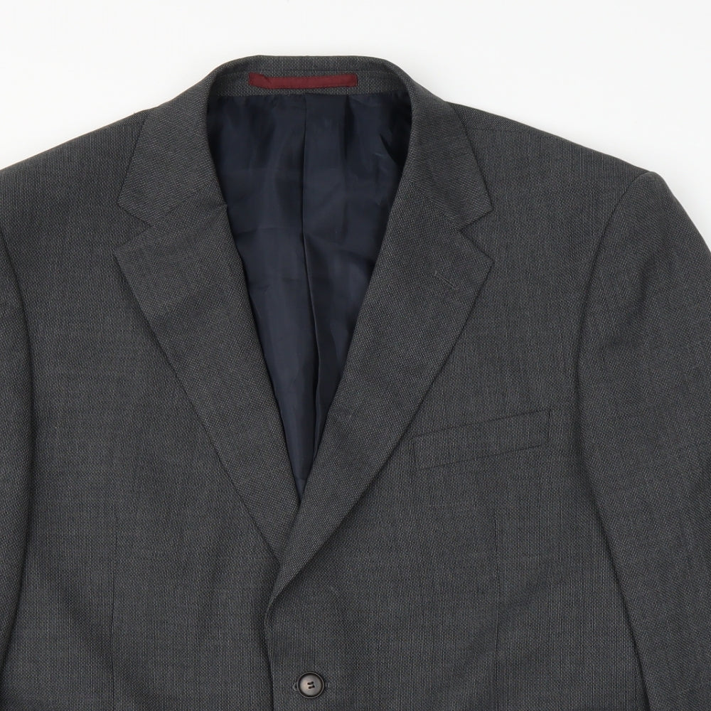 M&S Mens Grey   Jacket Suit Jacket Size 44