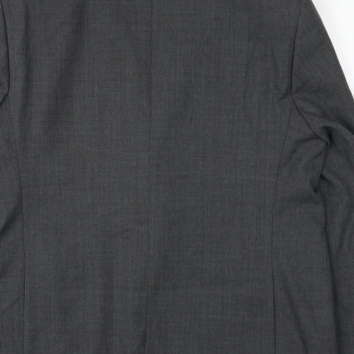 M&S Mens Grey   Jacket Suit Jacket Size 44