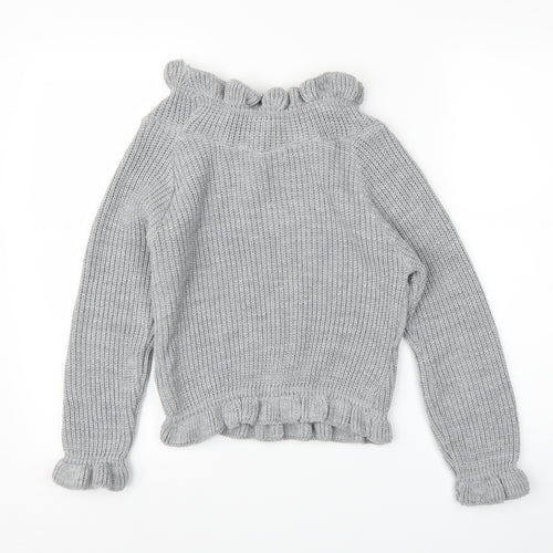 Misspap Womens Grey   Pullover Jumper Size S