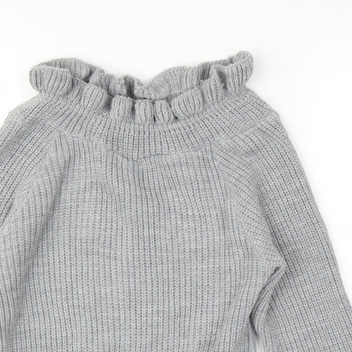 Misspap Womens Grey   Pullover Jumper Size S