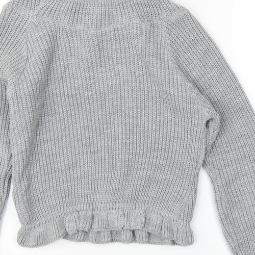 Misspap Womens Grey   Pullover Jumper Size S