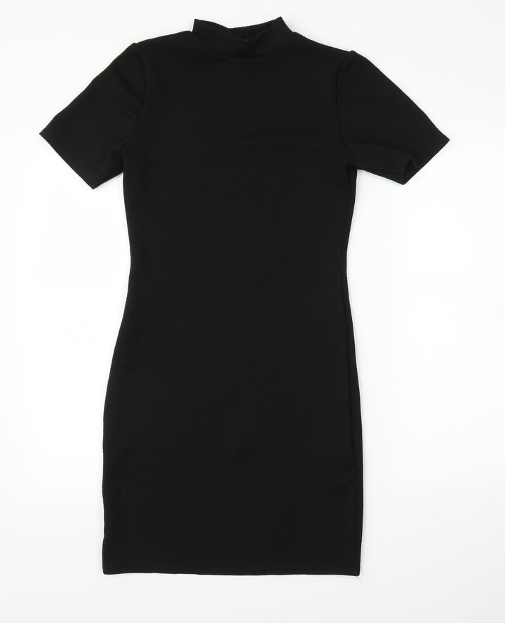Bonnie & Clyde Womens Black   Sheath  Size S