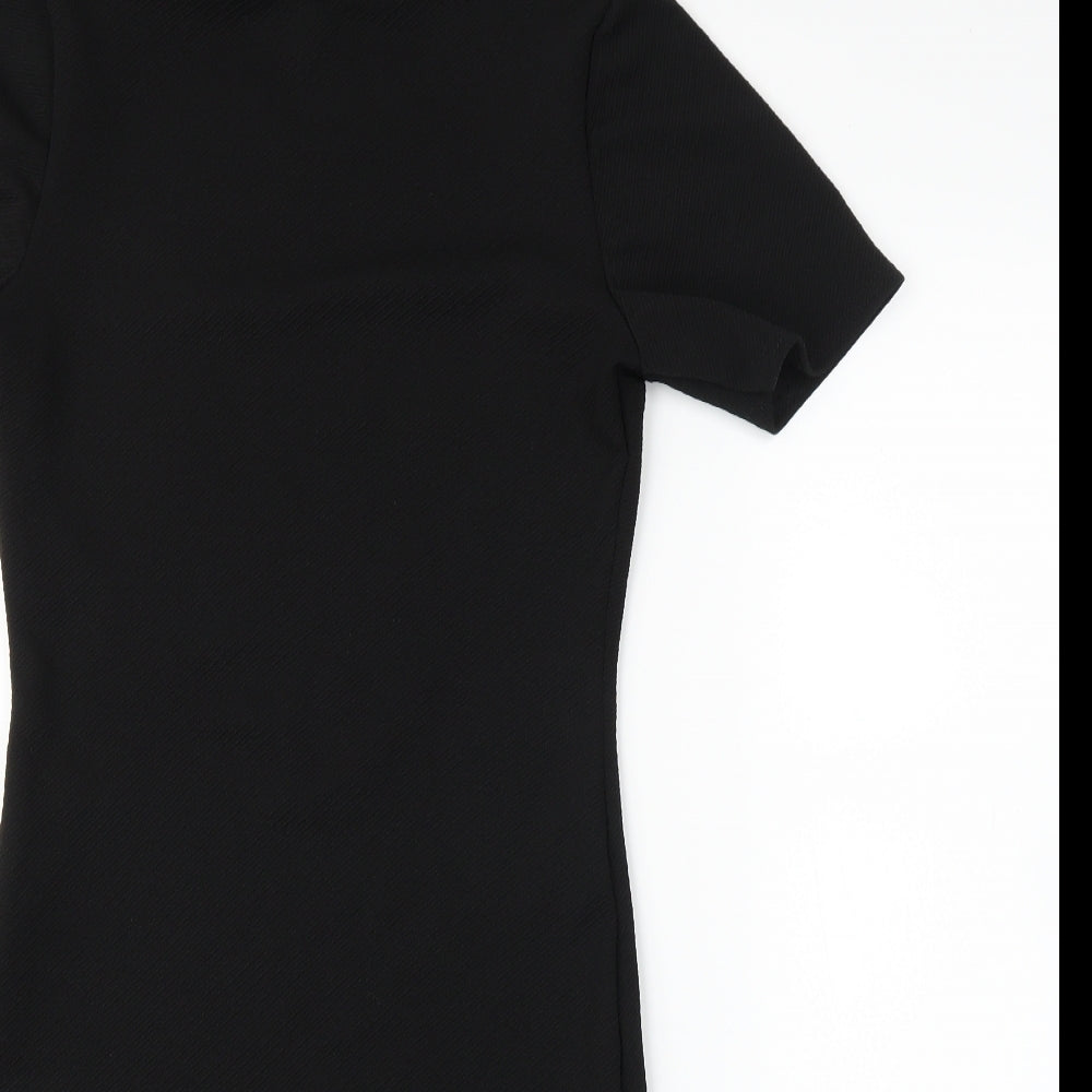 Bonnie & Clyde Womens Black   Sheath  Size S