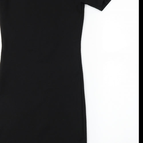 Bonnie & Clyde Womens Black   Sheath  Size S