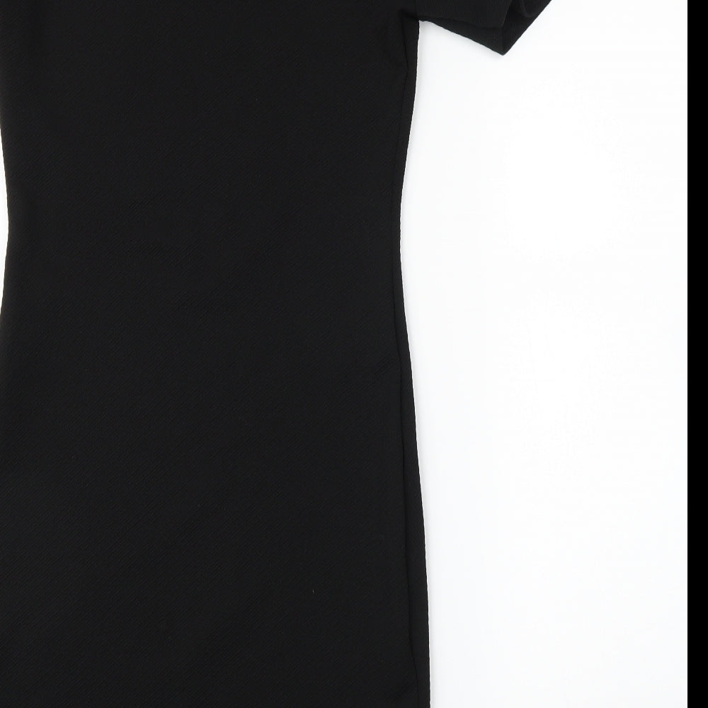 Bonnie & Clyde Womens Black   Sheath  Size S
