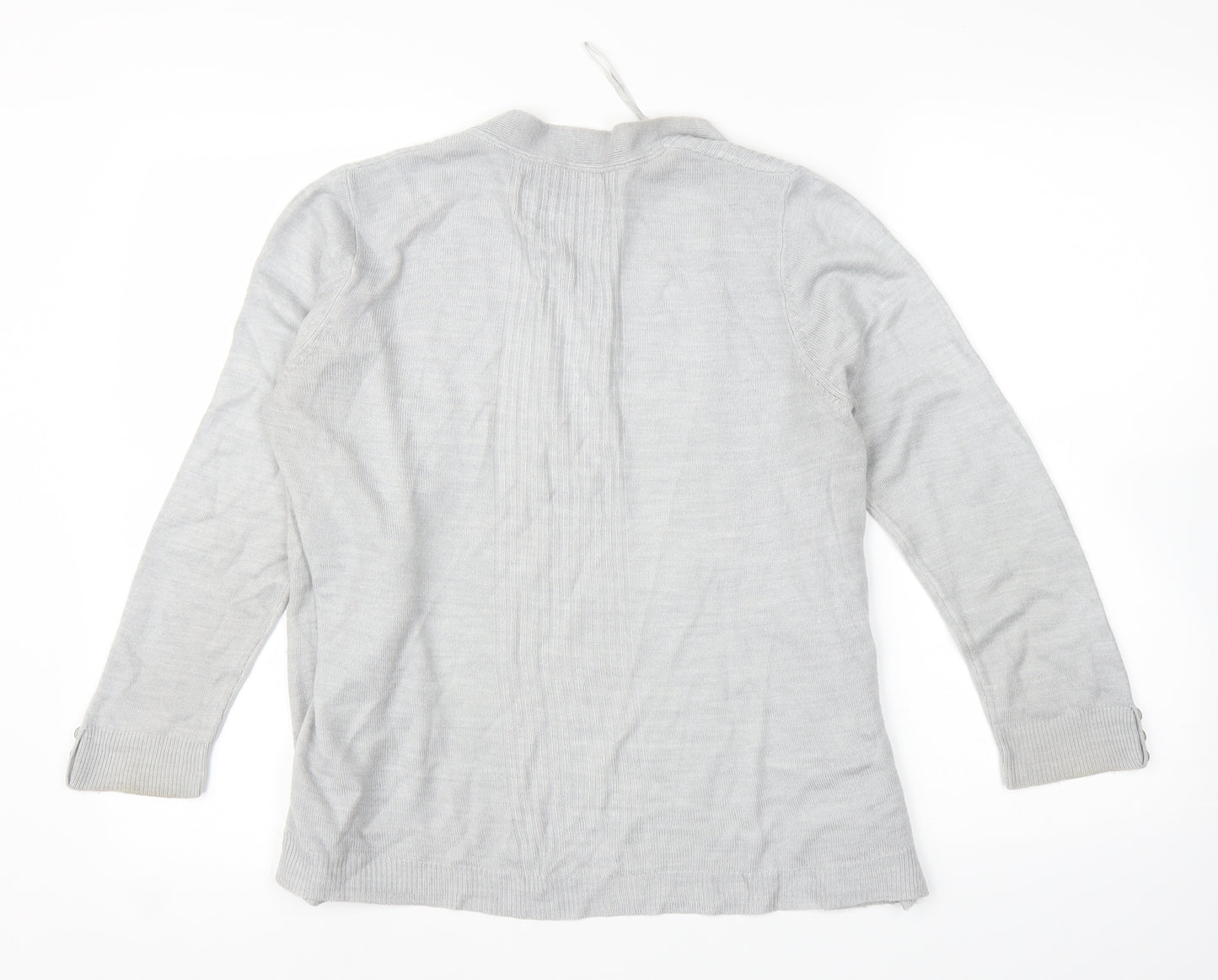 Debenhams Womens Grey   Cardigan Jumper Size 12