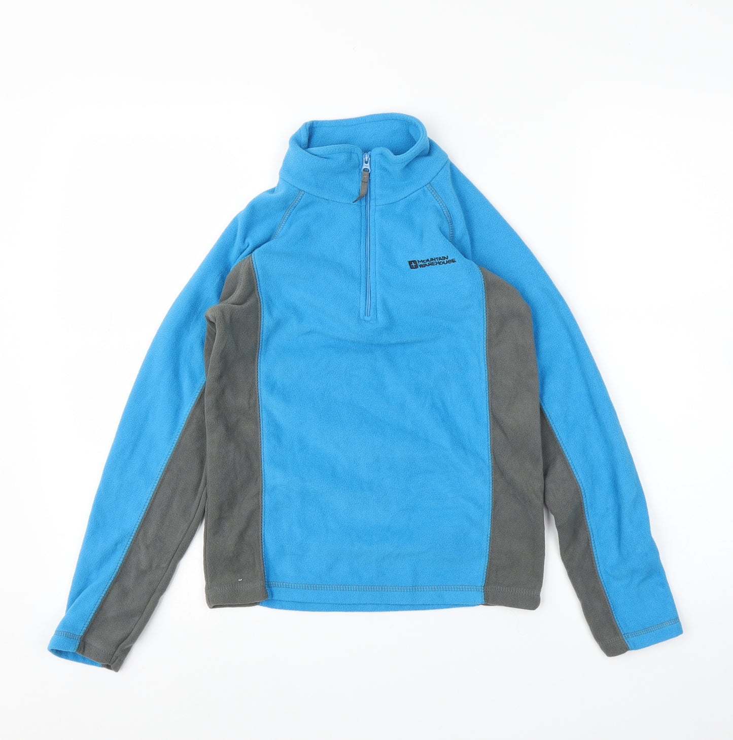 Mountain Warehouse Boys Blue  Fleece Pullover Jumper Size 9-10 Years