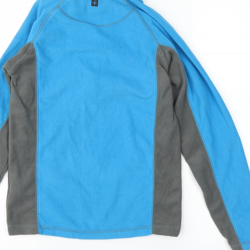 Mountain Warehouse Boys Blue  Fleece Pullover Jumper Size 9-10 Years