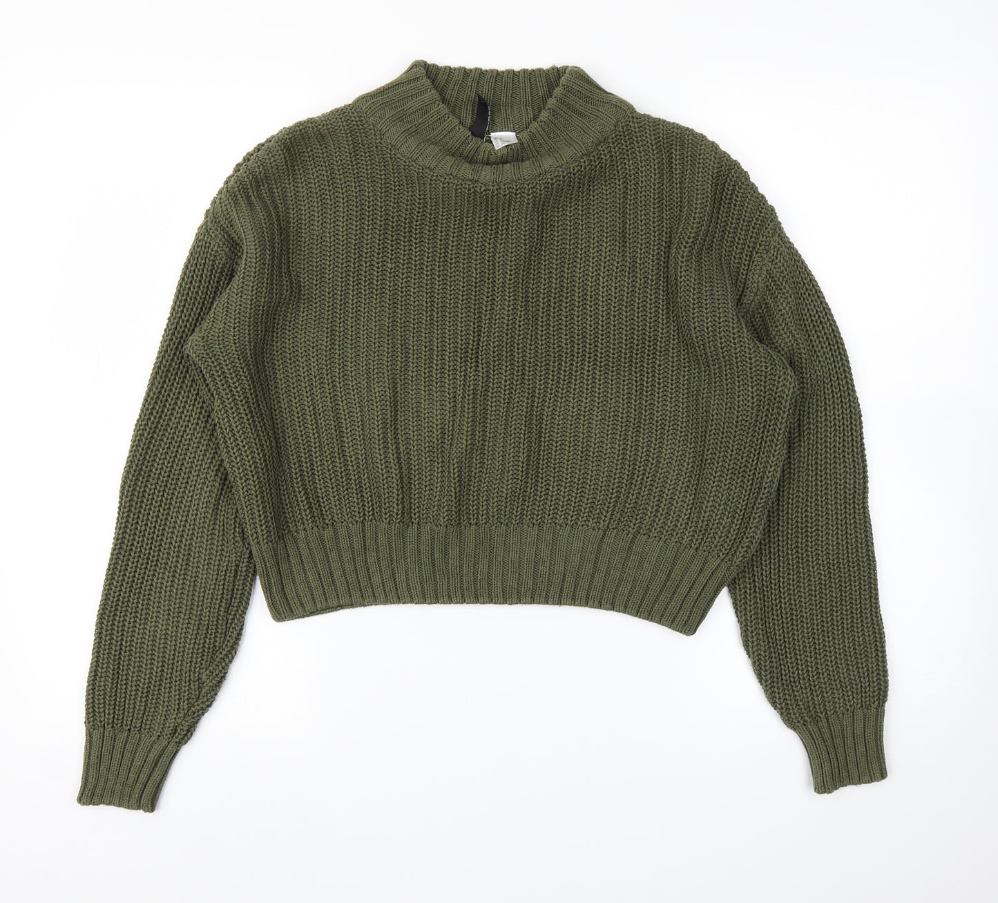 H&M Womens Green   Pullover Jumper Size S