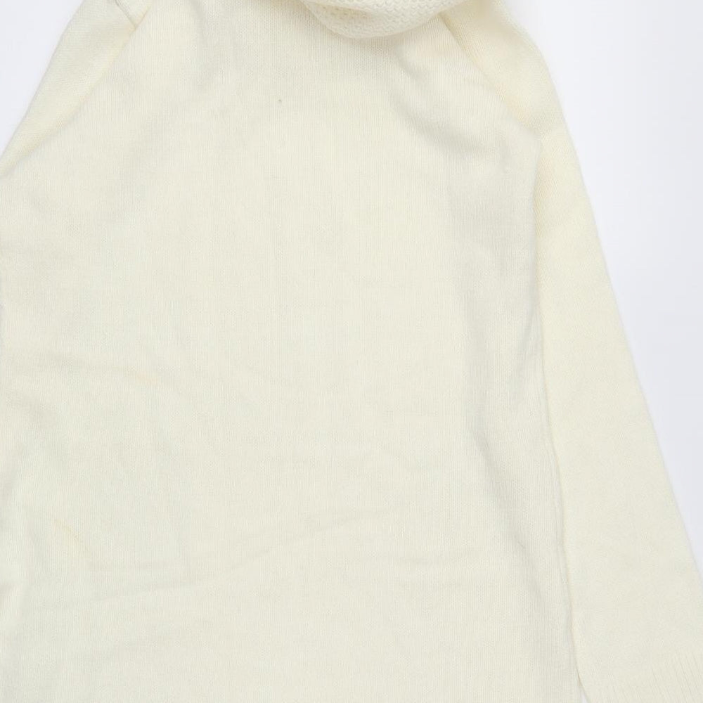 H&M Womens Ivory   Pullover Jumper Size L