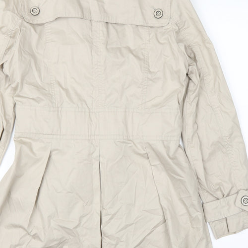 Monsoon Womens Beige   Trench Coat Coat Size 14