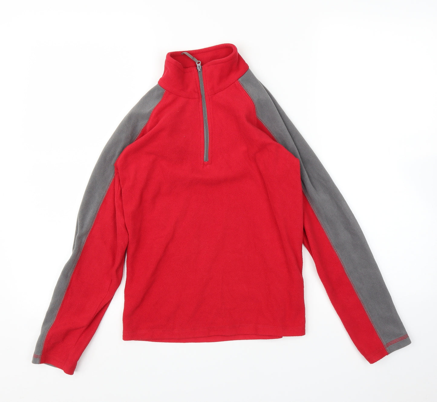 Mountain Warehouse Boys Red  Fleece Pullover Jumper Size 9-10 Years