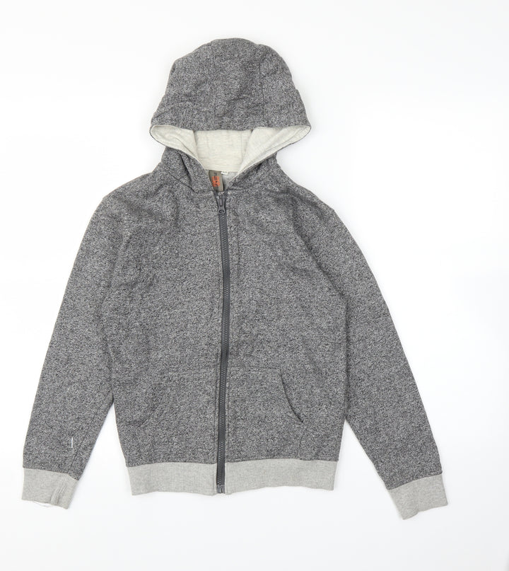 Urban Outlaws Boys Grey   Full Zip Hoodie Size 9-10 Years