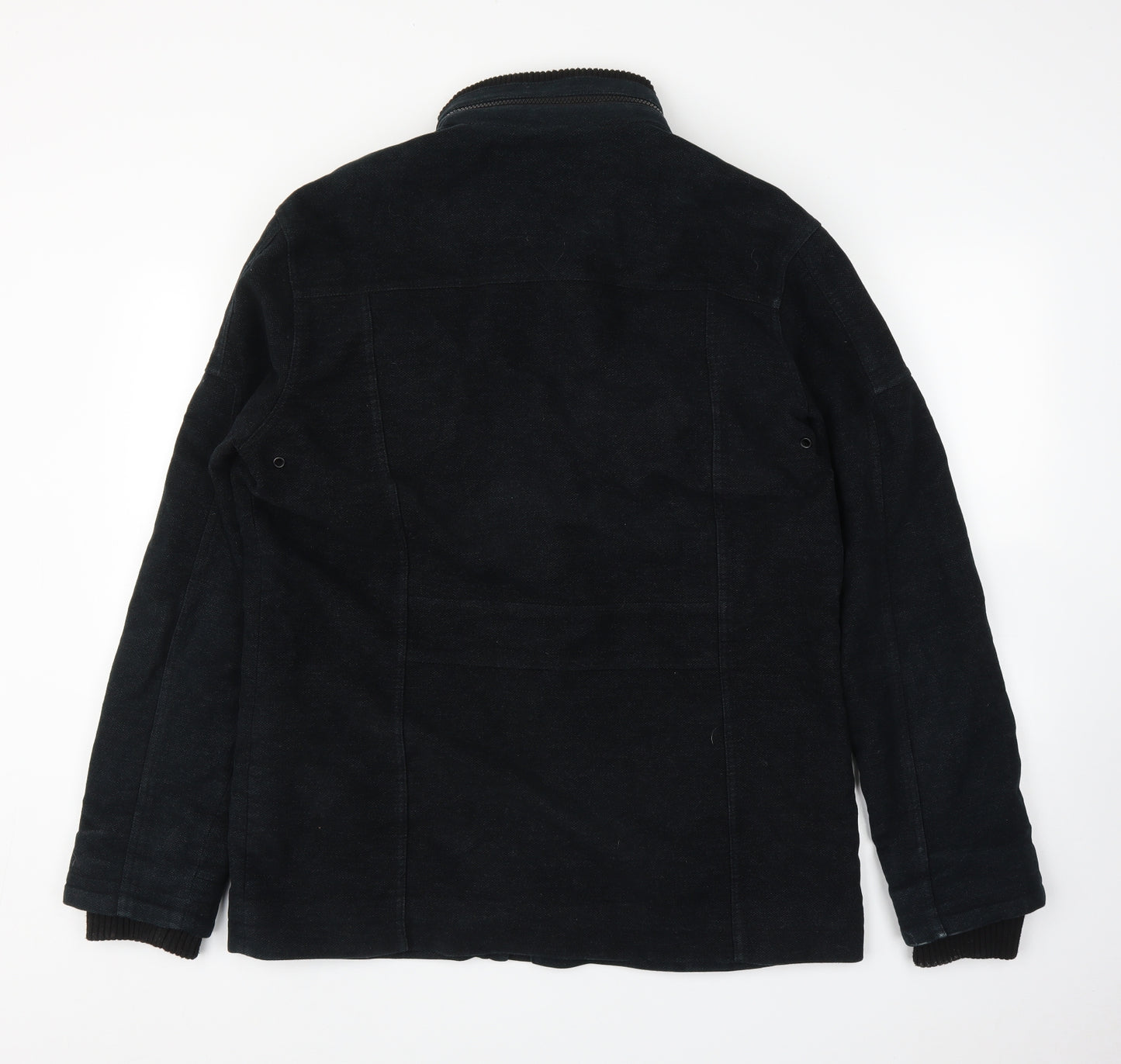 NEXT Mens Black   Military Jacket Coat Size L