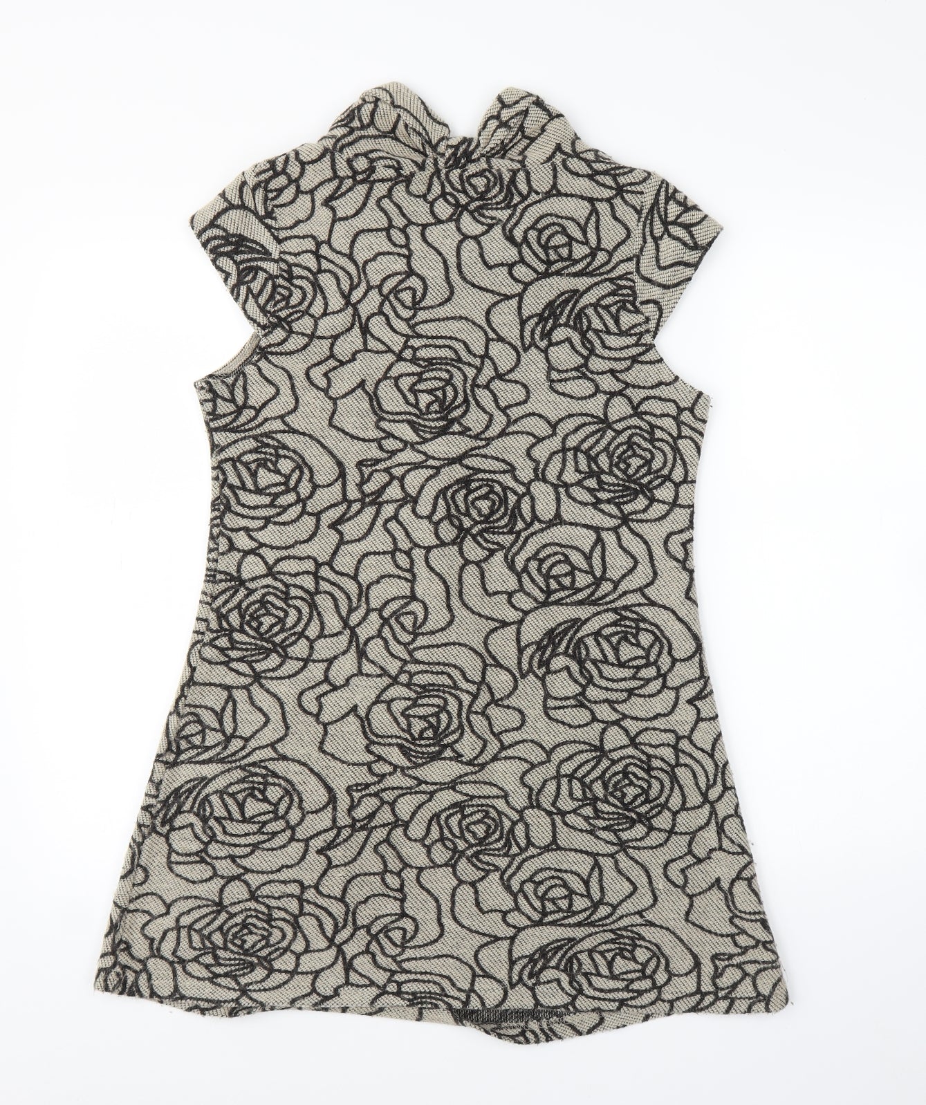 Pussycat London Womens Beige Floral  A-Line  Size M