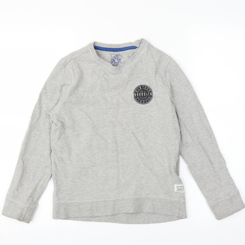 F&F Boys Grey   Pullover Jumper Size 9 Years