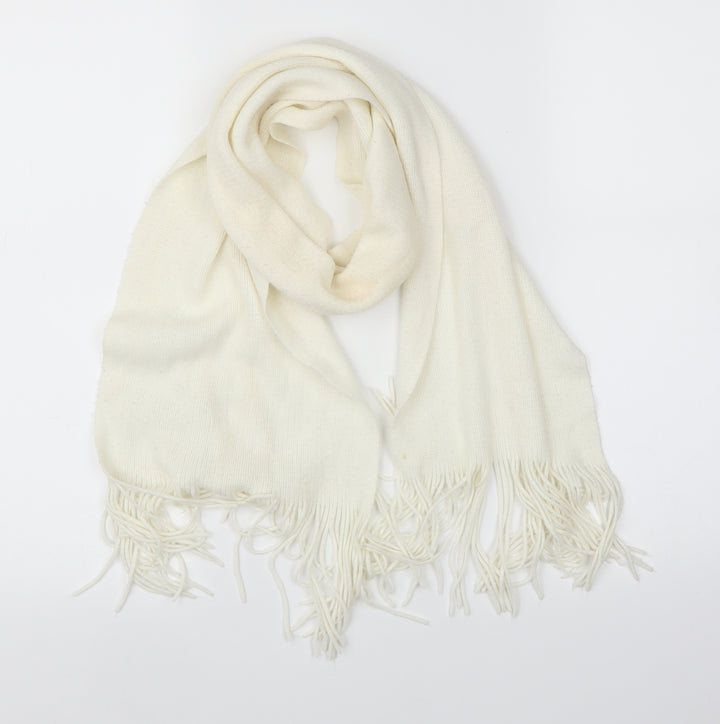 Preworn Unisex White Scarf